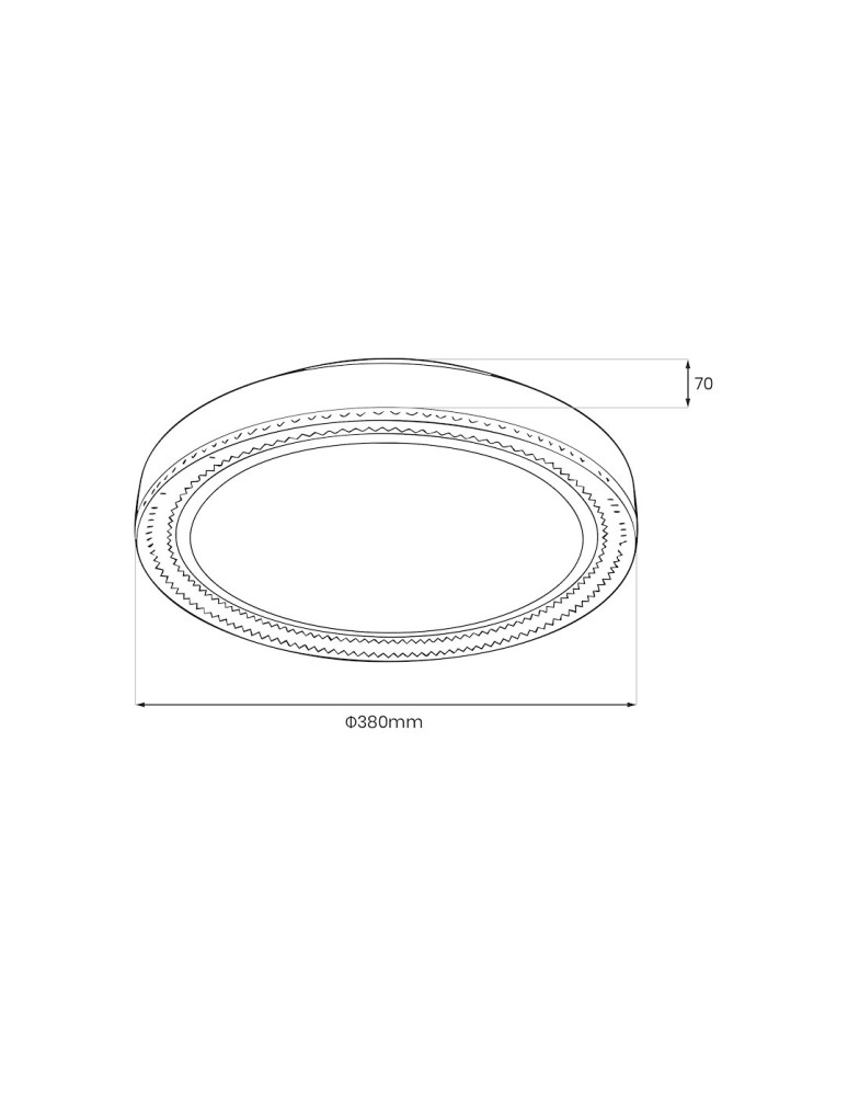 Milagro Plafon VIGO 24W LED Ø380 ML1839