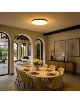 Milagro Plafon Siena Czarny 80W LED Ø750 mm + pilot ML1834 - produkt 2