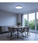 Milagro Plafon Siena Czarny 80W LED Ø750 mm + pilot ML1834