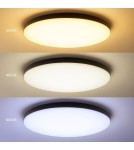 Milagro Plafon Siena Czarny 80W LED Ø750 mm + pilot ML1834