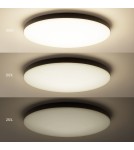 Milagro Plafon Siena Czarny 80W LED Ø750 mm + pilot ML1834