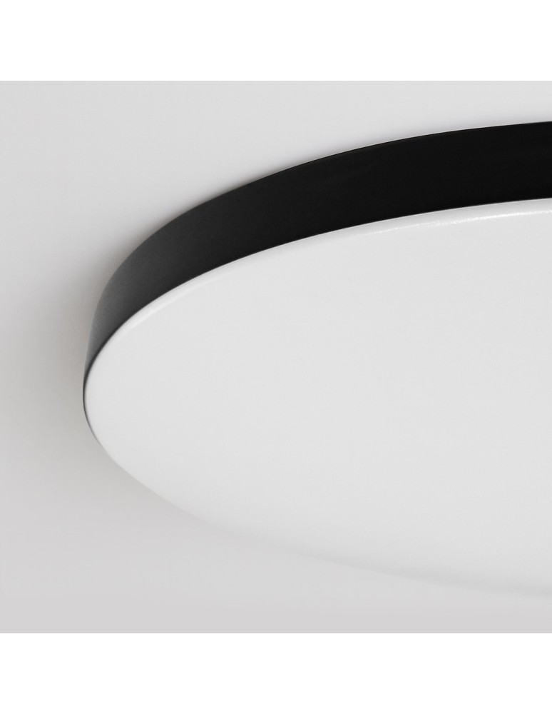 Milagro Plafon Siena Czarny 80W LED Ø750 mm + pilot ML1834