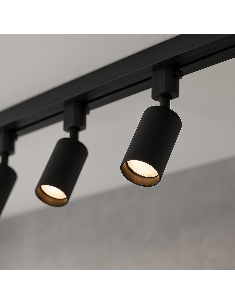 Milagro Zestaw Oprawa Tiger Track Czarny 3xGU10 1m ML2126