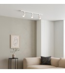 Milagro Zestaw Oprawa Tiger Track Biały 3xGU10 1m ML2127