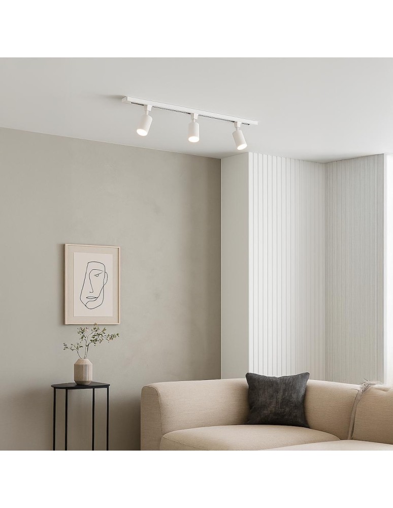 Milagro Zestaw Oprawa Tiger Track Biały 3xGU10 1m ML2127