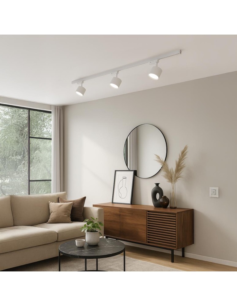 Milagro Oprawa Cyklop Track Biały 1xGx53 3-Obwodowy ML2130