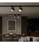 Milagro Oprawa Cyklop Track Czarny 1xGx53 3-Obwodowy ML2131