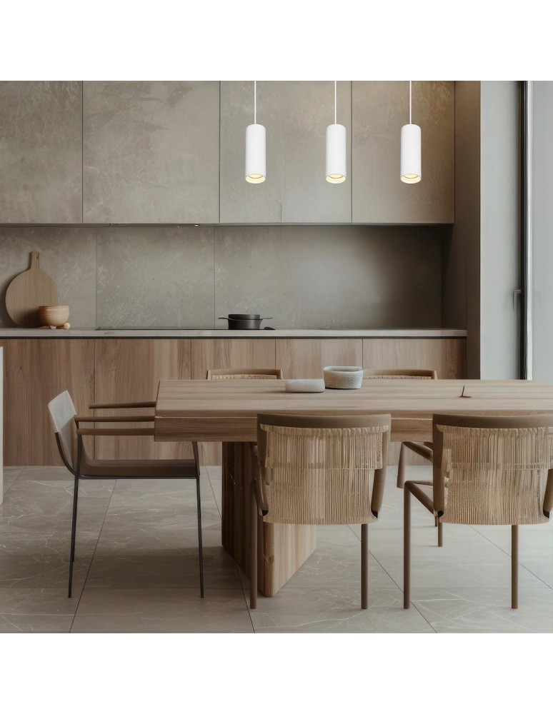 Milagro Oprawa Pipe Track Zwis Biały 1xGU10 3-obwodowy ML2132