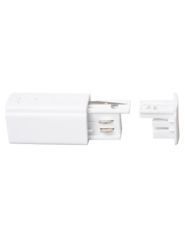 Milagro Zasilanie + Zaślepka Do Szynoprzewodu Biały 3-Obwodowy ML2140