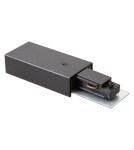 Milagro Zasilanie + Zaślepka Do Szynoprzewodu Czarny 1-Obwodowy ML2141