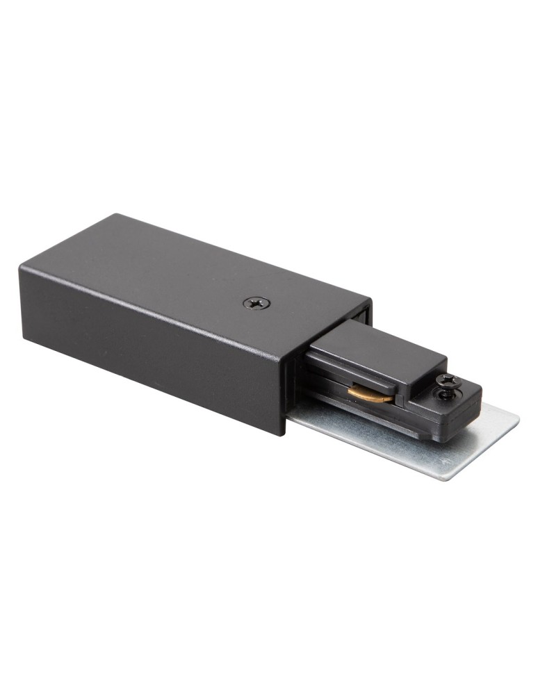 Milagro Zasilanie + Zaślepka Do Szynoprzewodu Czarny 1-Obwodowy ML2141