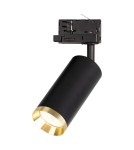 Milagro Oprawa Mica Track Czarny + Złoty 1xGU10 - 3-obwodowy ML2194