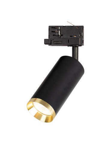 Milagro Oprawa Mica Track Czarny + Złoty 1xGU10 - 3-obwodowy ML2194