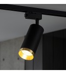 Milagro Oprawa Mica Track Czarny + Złoty 1xGU10 - 3-obwodowy ML2194