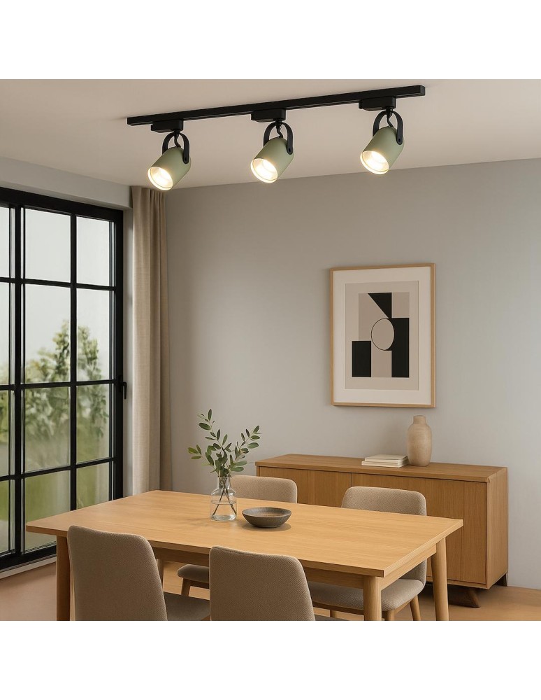 Milagro Oprawa Quber Track Szałwia 1xE27 ML2272