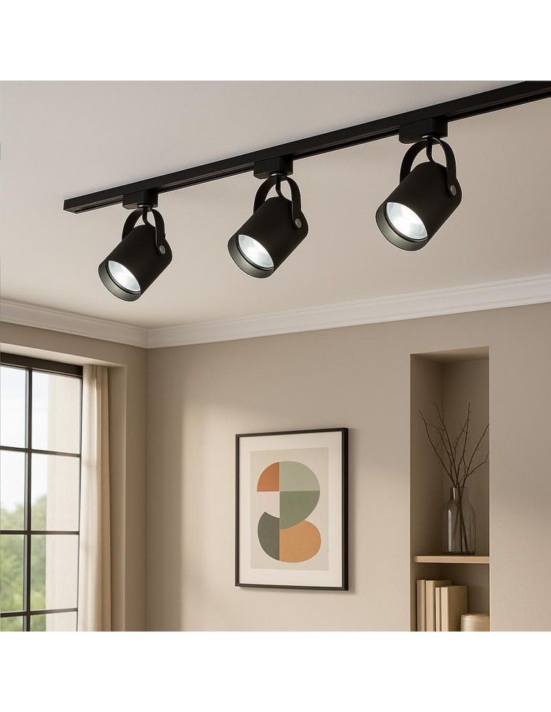 Milagro Oprawa Quber Track Czarny 1xE27 ML2274