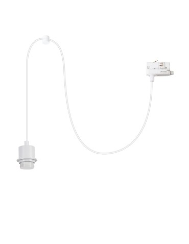 Milagro Zawiesie Hang Track Biały 1xE27 3-obwodowy ML2281