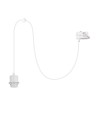 Milagro Zawiesie Hang Track Biały 1xE27 3-obwodowy ML2281