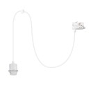 Milagro Zawiesie Hang Track Biały 1xE27 3-obwodowy ML2281