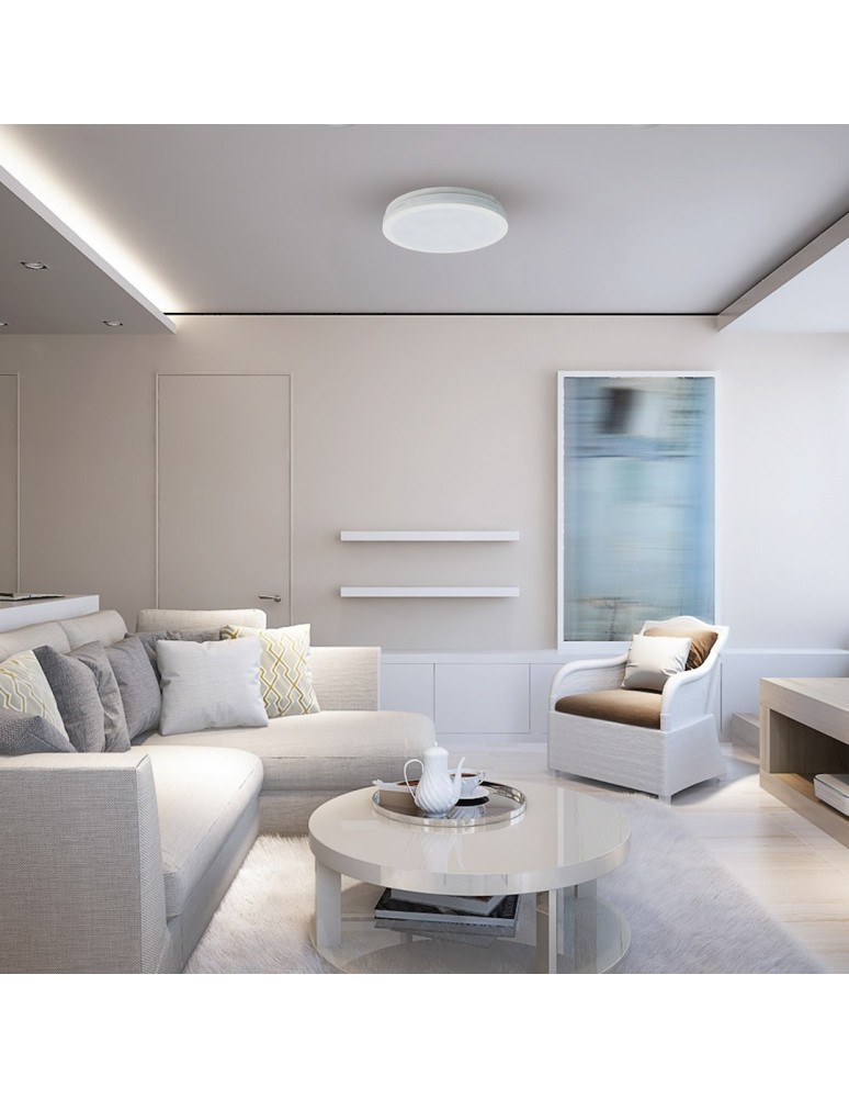 Eko-Light Plafon Marlon 36W 4000K Biały IP54 EKP2304