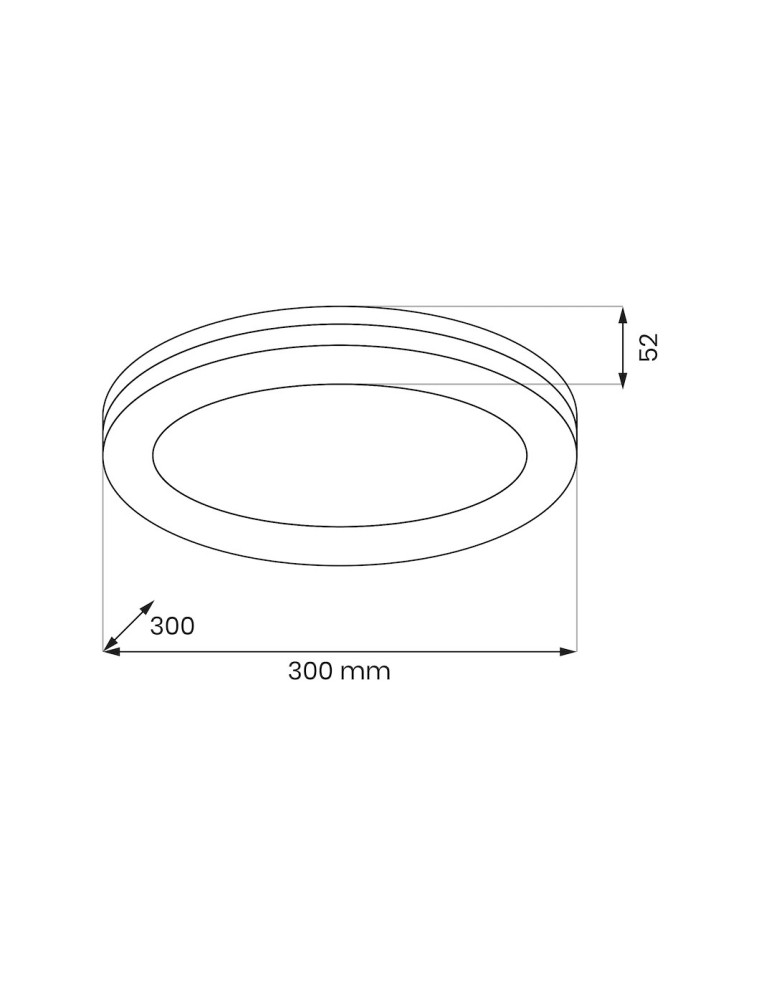Eko-Light Plafon Marlon 36W 4000K Biały IP54 EKP2304