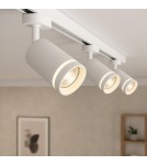 Milagro Oprawa Pipe Ring Track Biały 1xGU10 - 3-obwodowy ML2307