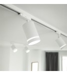 Milagro Oprawa Pipe Ring Track Biały 1xGU10 - 3-obwodowy ML2307