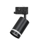 Milagro Oprawa Pipe Ring Track Czarny 1xGU10 - 3-obwodowy ML2308