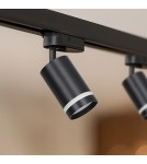 Milagro Oprawa Pipe Ring Track Czarny 1xGU10 - 3-obwodowy ML2308