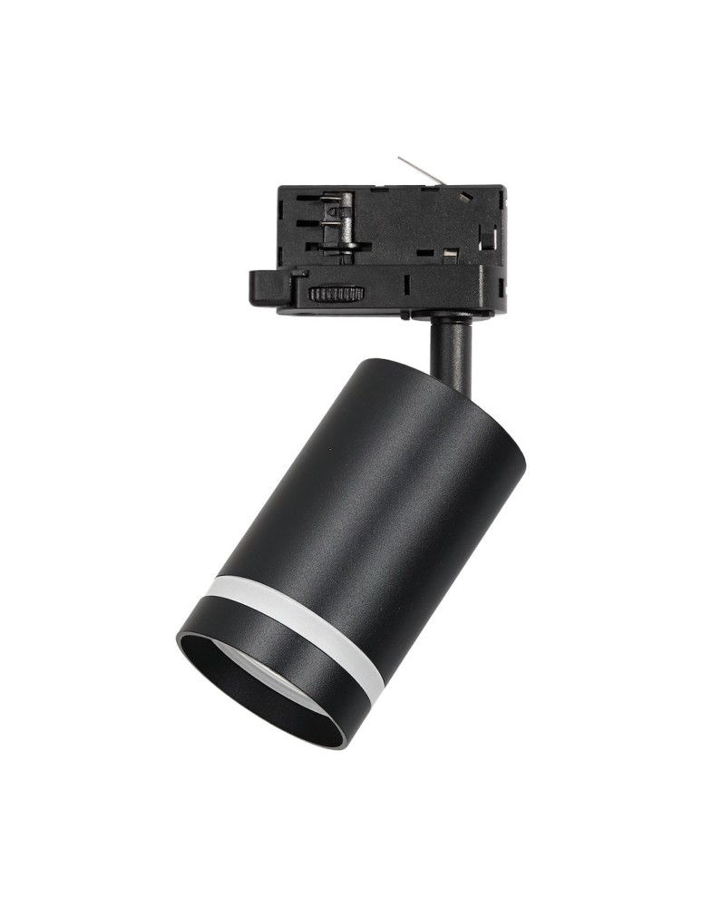 Milagro Oprawa Pipe Ring Track Czarny 1xGU10 - 3-obwodowy ML2308