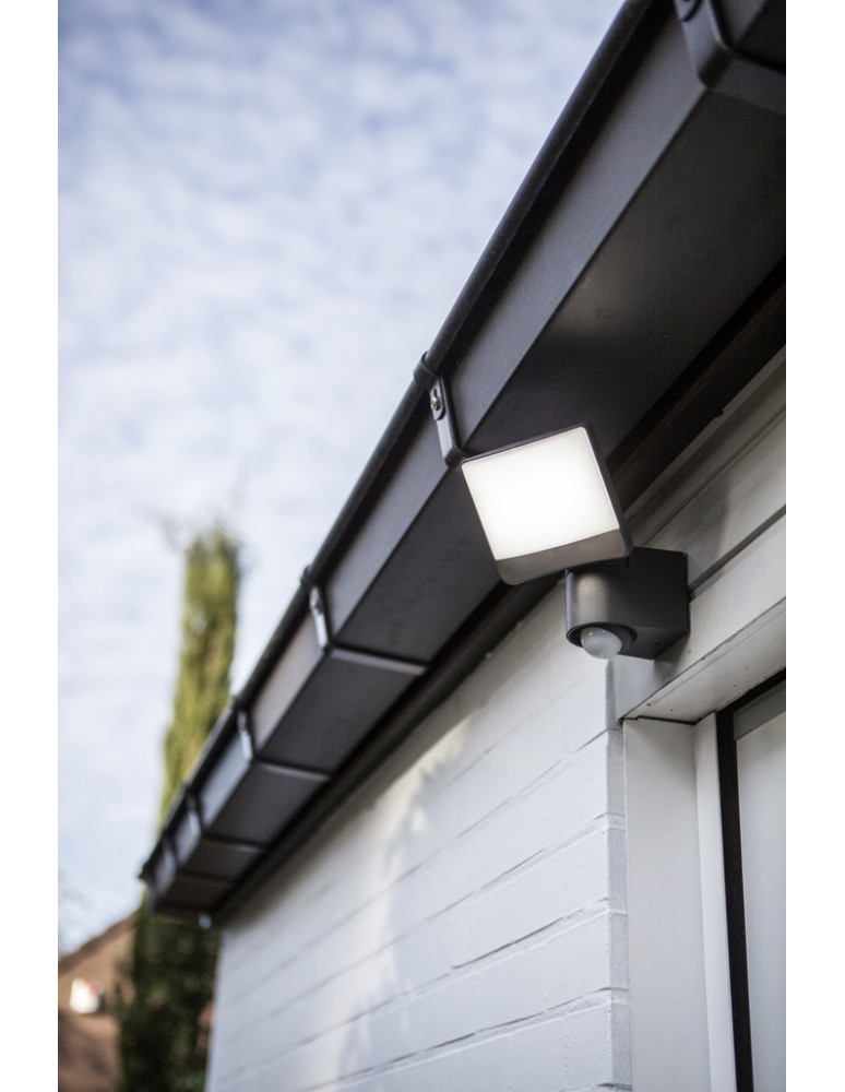 Outdoor lights with motion sensor - Lutec SUNSHINE - MOVEMENT SENSOR Wall-mounted LED Grey 7625701345 - product kolory-swiatla.pl 8