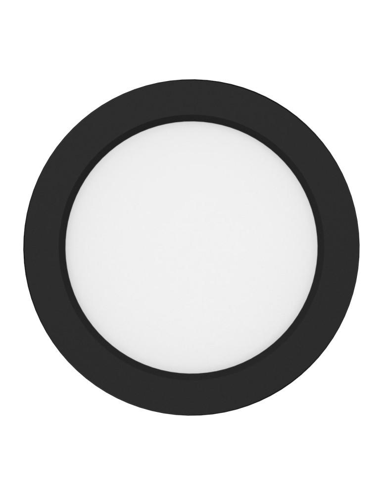 Milagro Plafon Evora Czarny Round 6W 3CCT ML1789