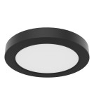 Milagro Plafon Evora Czarny Round 6W 3CCT ML1789