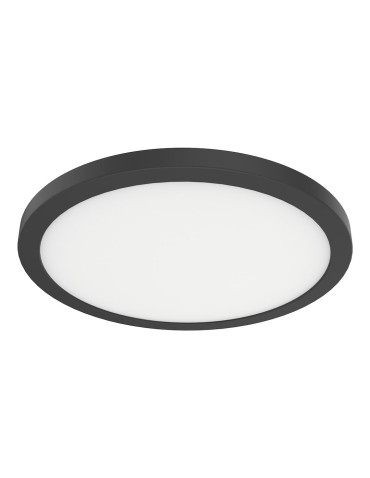 Milagro Plafon Evora Czarny Round 18W 3CCT ML1790