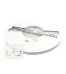 Milagro Plafon Evora Biały Round 24W 3CCT ML1788