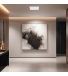 Milagro Plafon Evora Biały Square 12W 3CCT ML1792