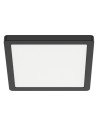 Milagro Plafon Evora Czarny Square 12W 3CCT ML1795
