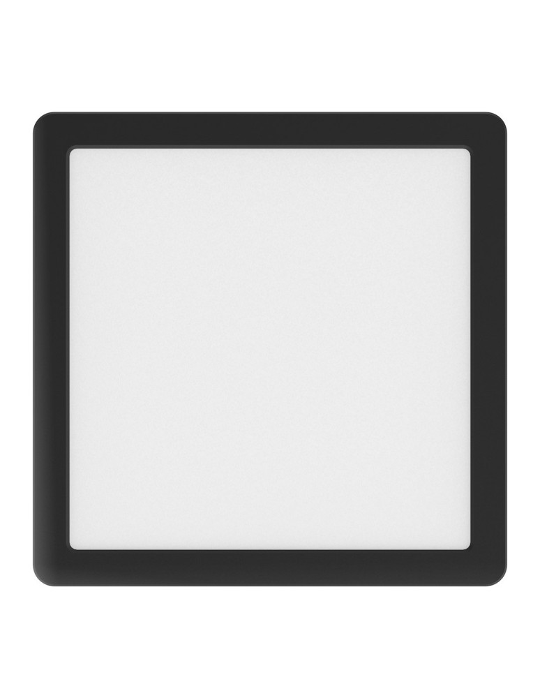 Milagro Plafon Evora Czarny Square 12W 3CCT ML1795