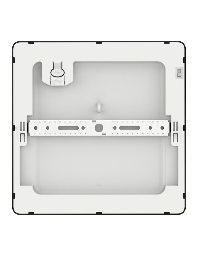 Milagro Plafon Evora Czarny Square 18W 3CCT ML1796