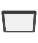 Milagro Plafon Evora Czarny Square 24W 3CCT ML1797