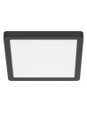 Milagro Plafon Evora Czarny Square 24W 3CCT ML1797