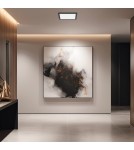 Milagro Plafon Evora Czarny Square 24W 3CCT ML1797