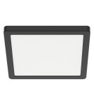 Milagro Plafon Evora Czarny Square 24W 3CCT ML1797