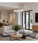 Milagro Lampa wisząca GALA SILVER 25W LED ML2242