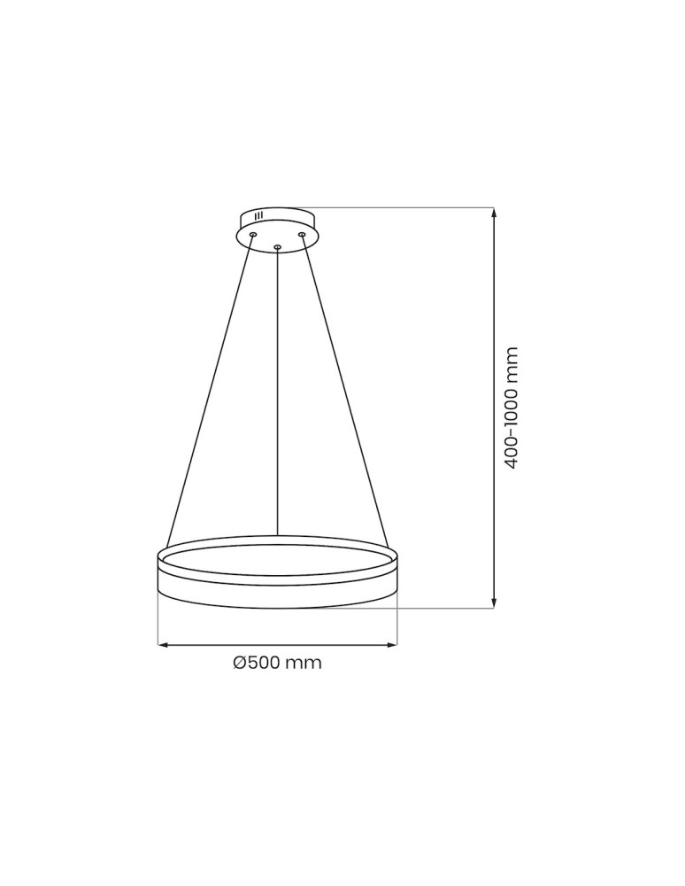 Milagro Lampa wisząca GALA SILVER 25W LED ML2242