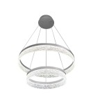 Milagro Lampa wisząca GALA SILVER 54W LED ML2243