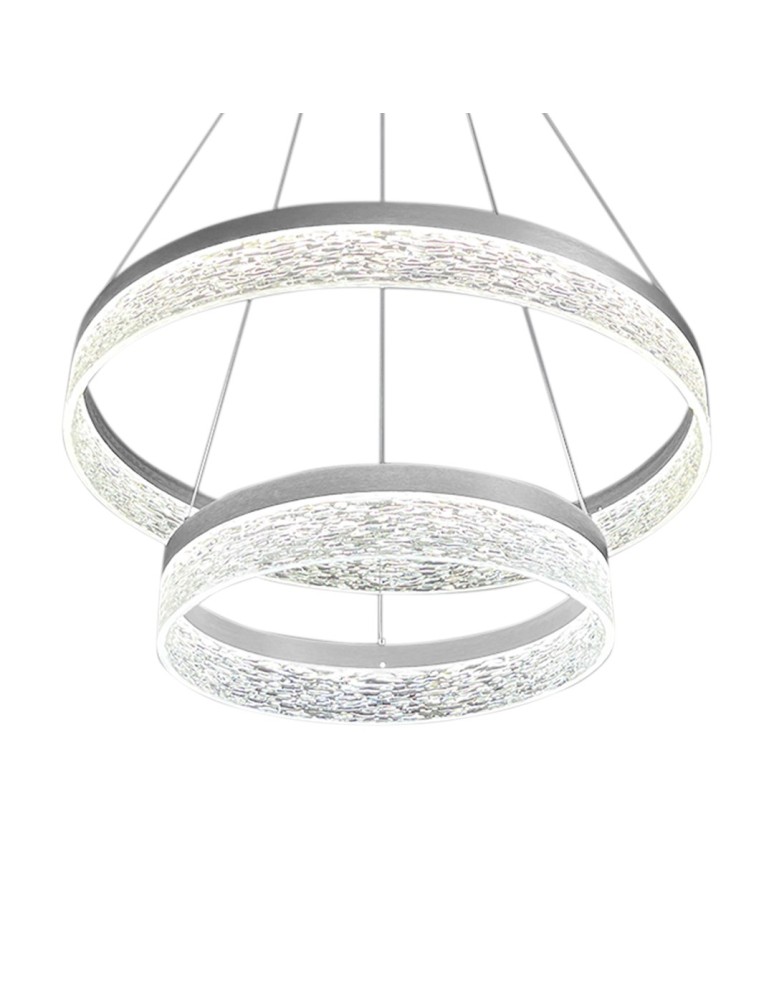 Milagro Lampa wisząca GALA SILVER 54W LED ML2243