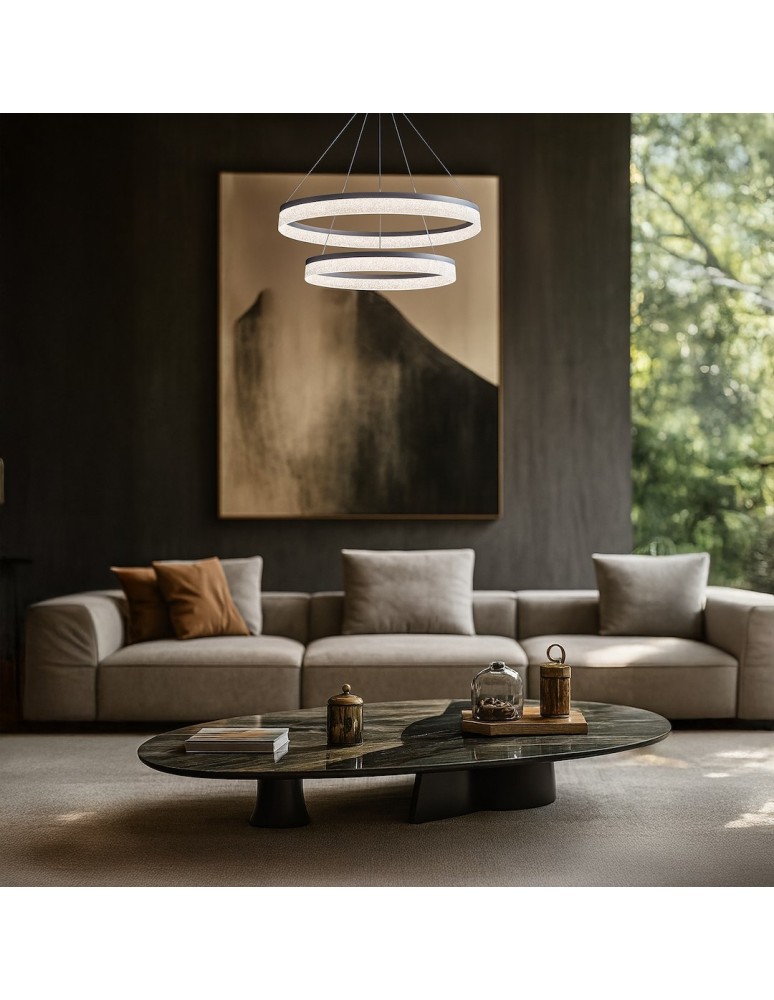 Milagro Lampa wisząca GALA SILVER 54W LED ML2243