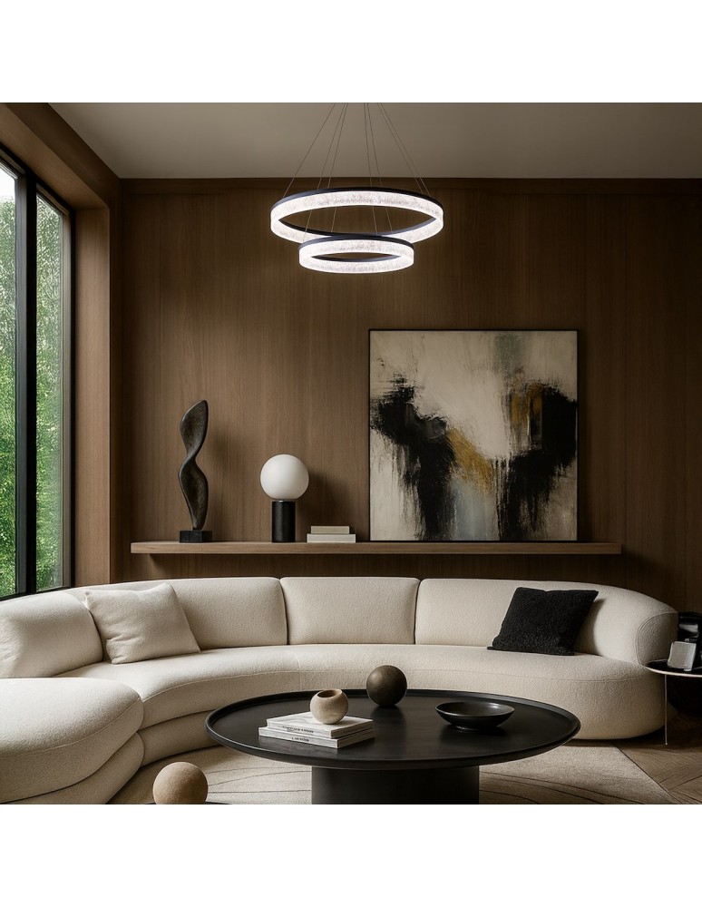 Milagro Lampa wisząca GALA SILVER 54W LED ML2243