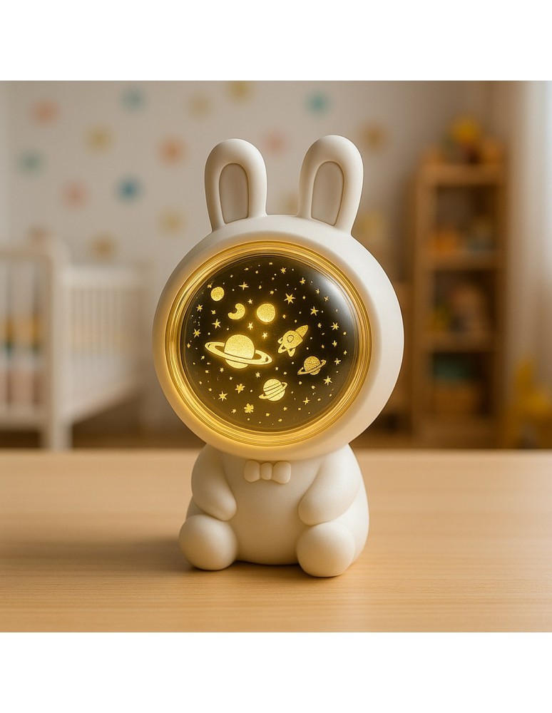 Milagro Lampka dziecięca projektor KOSMONAUTA ML2262